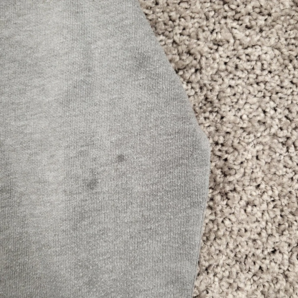 The North Face Bear Graphic Hoodie Sweatshirt‎ Mens Medium Gray Pullover Read*